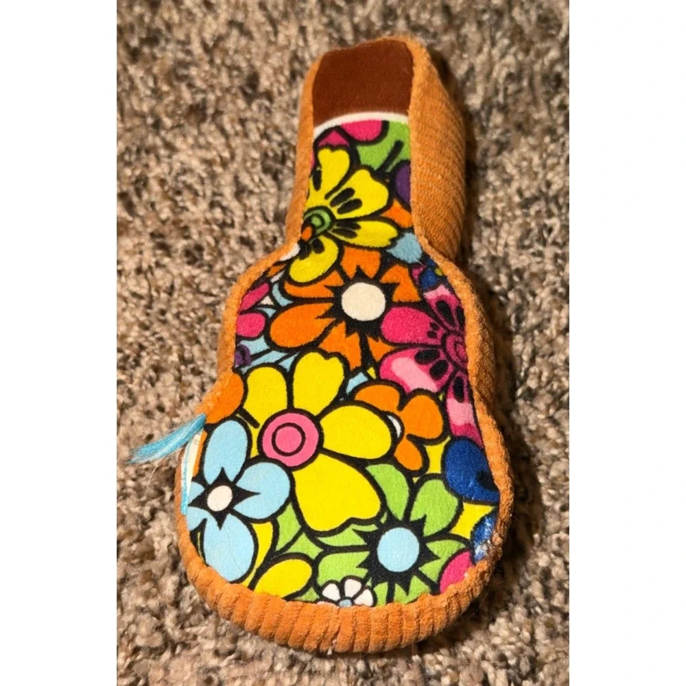 Bark Box- Guitar Licks, Doggy Paddler, & The Grim Meeper Plush Dog Toys